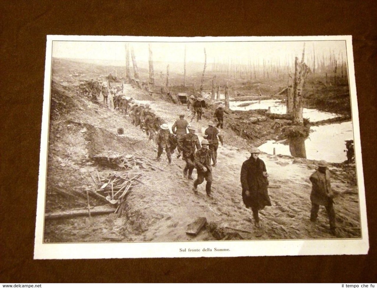 WW1 Grande guerra 1914-1918 Soldati d'Italia sul fronte della Somme …