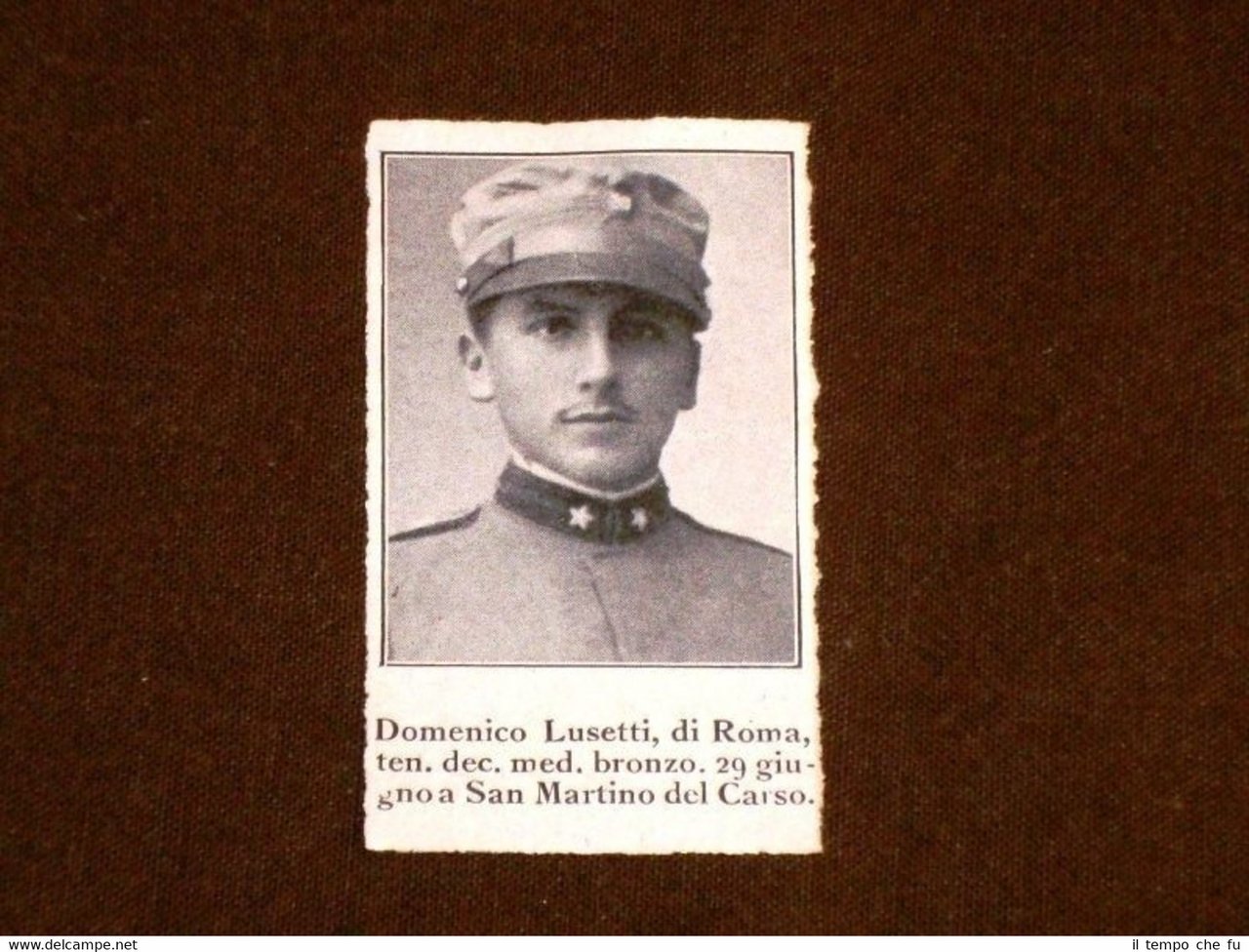 WW1 Prima Guerra Mondiale 1914 - 1918 Caduto Domenico Lusetti …