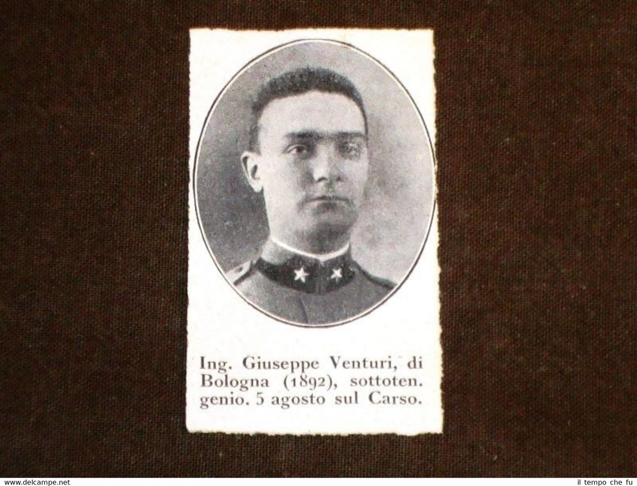 WW1 Prima Guerra Mondiale 1914 - 1918 Caduto Giuseppe Venturi …