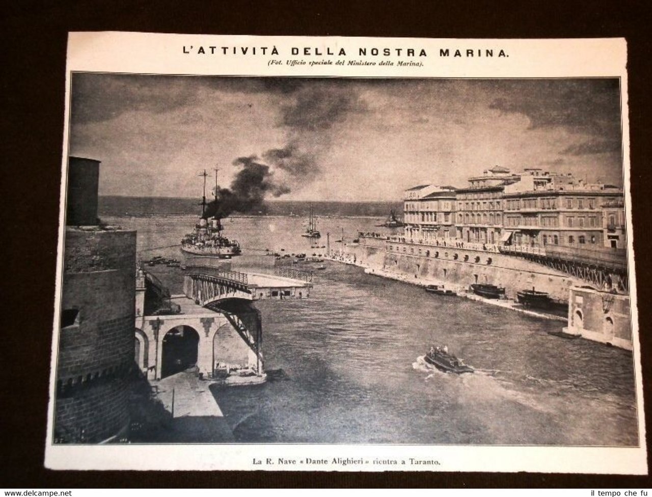 WW1 Prima Guerra Mondiale 1914 - 1918 Taranto Regia Nave …