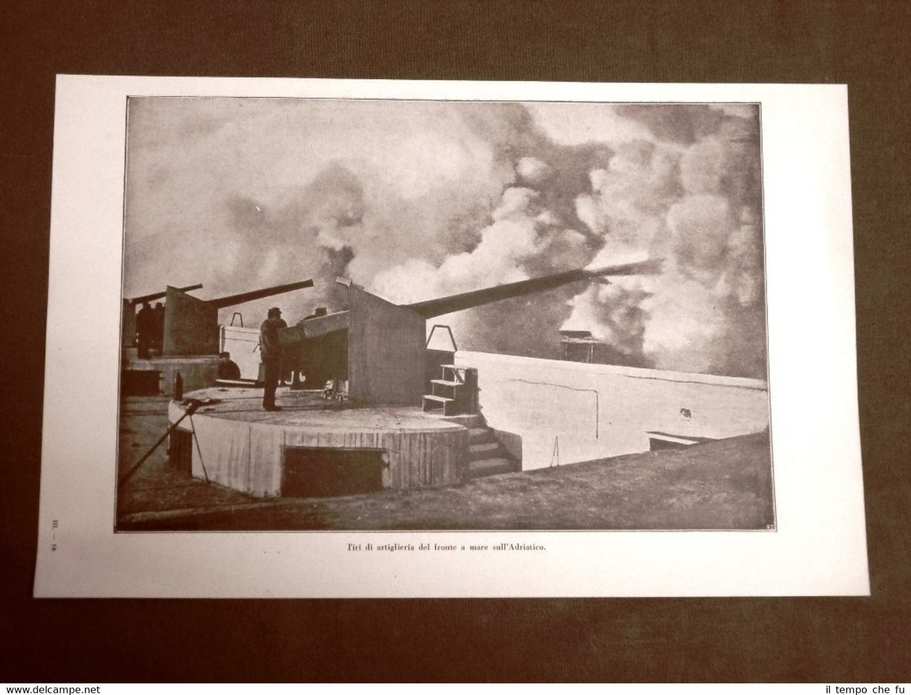WW1 Prima guerra mondiale 1914-1918 Artiglieria fronte mare 1917 e … | Immagine principale