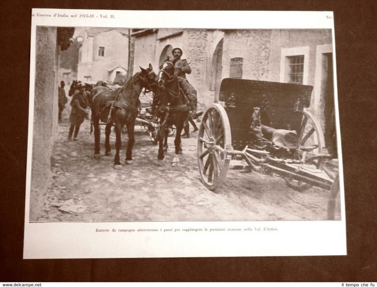 WW1 Prima guerra mondiale 1914-1918 Batterie verso Val d'Astico e …