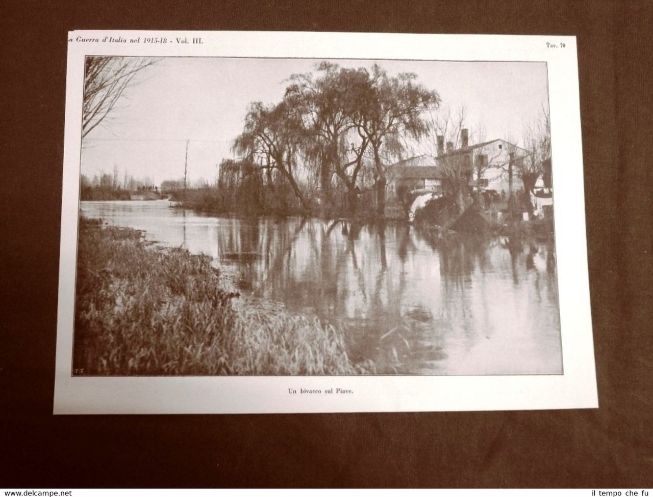 WW1 Prima guerra mondiale 1914-1918 Bivacco sul Piave e Linea …