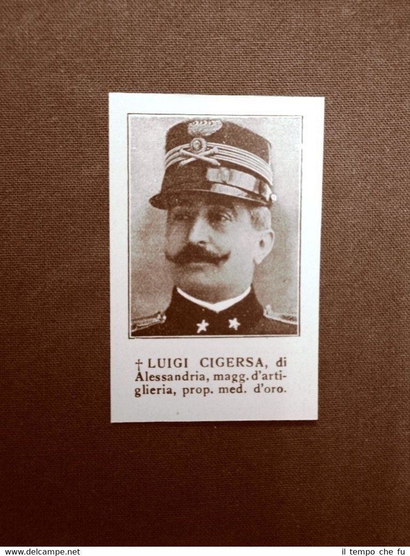 WW1 Prima guerra mondiale 1914-1918 Caduto Luigi Cigersa di Alessandria …