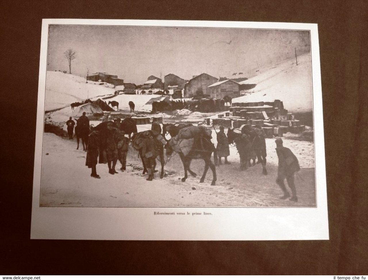 WW1 Prima guerra mondiale 1914-1918 Rifornimento prime linee e Linea …