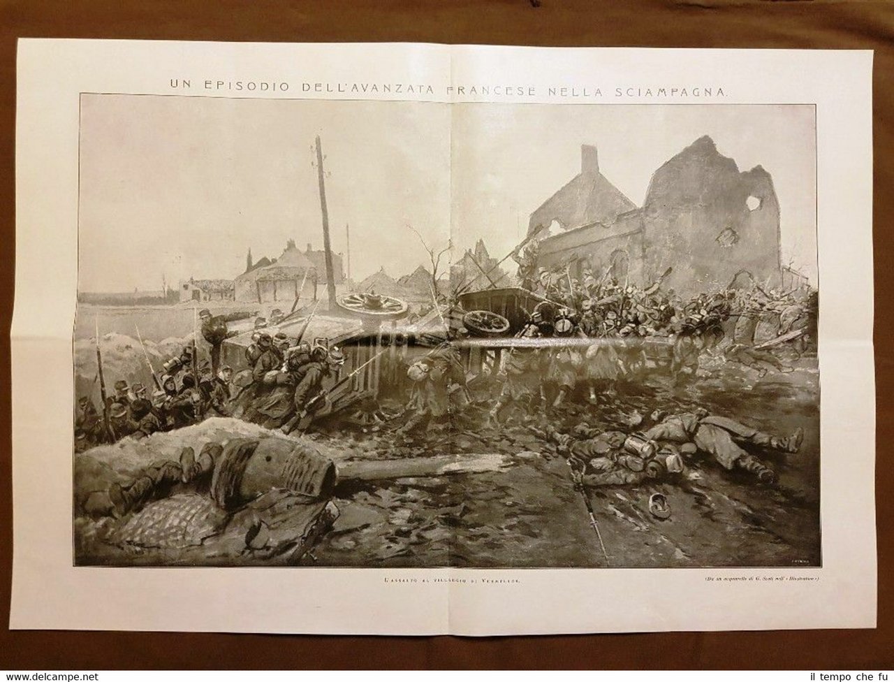 WW1 Prima guerra mondiale 1915 Sciampagna Vermelles Tedeschi + Roberto … | Immagine principale