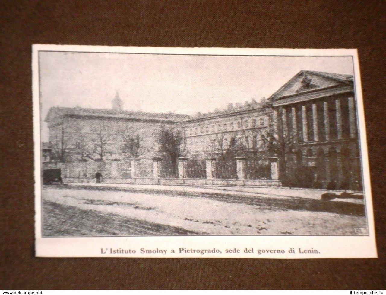 WW1 Prima guerra mondiale Pietrogrado nel 1918 Istituto Smolny Governo …