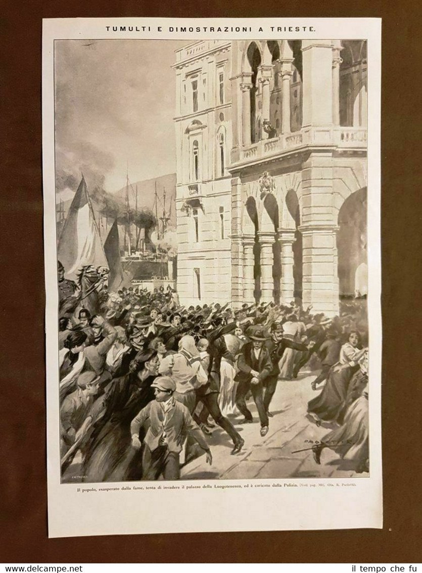 WW1 Prima guerra mondiale Tumulti a Trieste nel 1915 e …