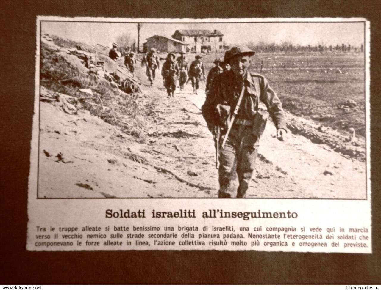 WW2 Pianura Padana Una truppa di Israeliti Seconda guerra mondiale | Immagine principale