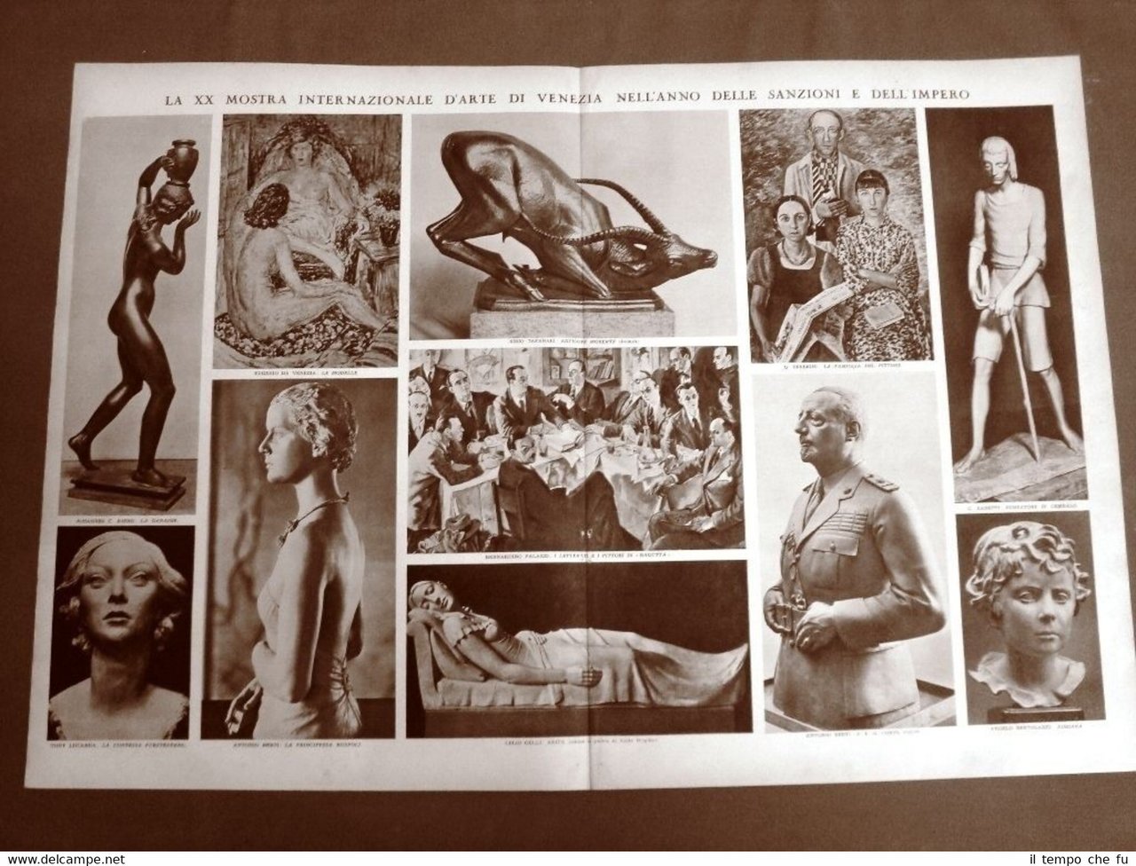 XX Biennale Venezia 1936 Bjerg Lucarda Tafanari Gelli Severini Zanetti …