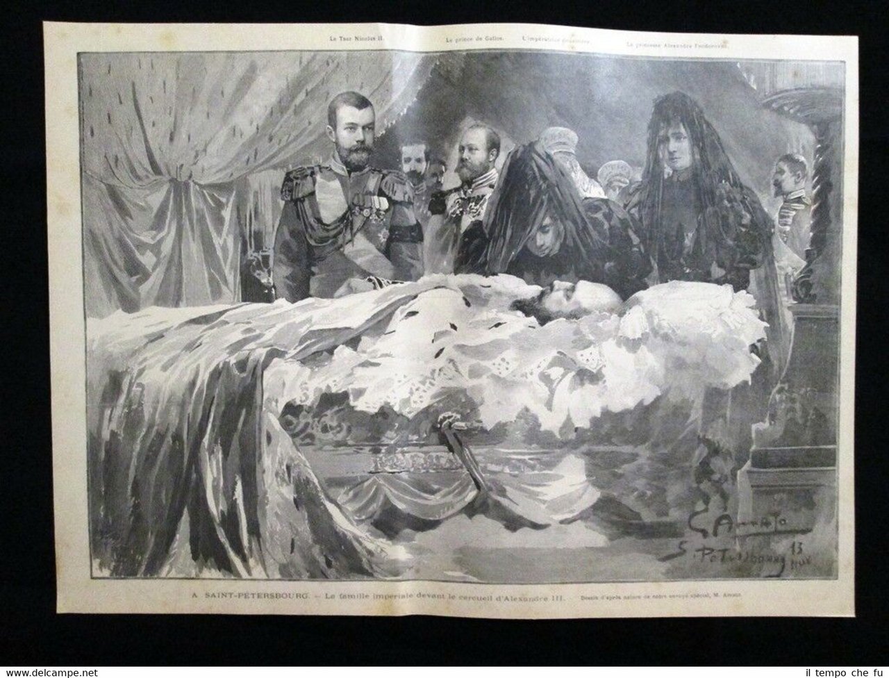 Zar Alessandro III, Nicola II + Tombe imperiali di Russia …