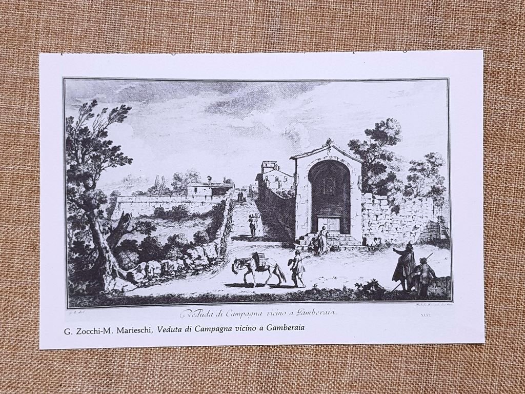 Zocchi - Marieschi Campagna Gamberaia 1744 e Piazza Siena Palio … | Immagine principale