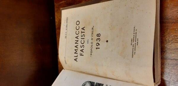 AMANACCO DEL POPOLO FASCISTA 1938