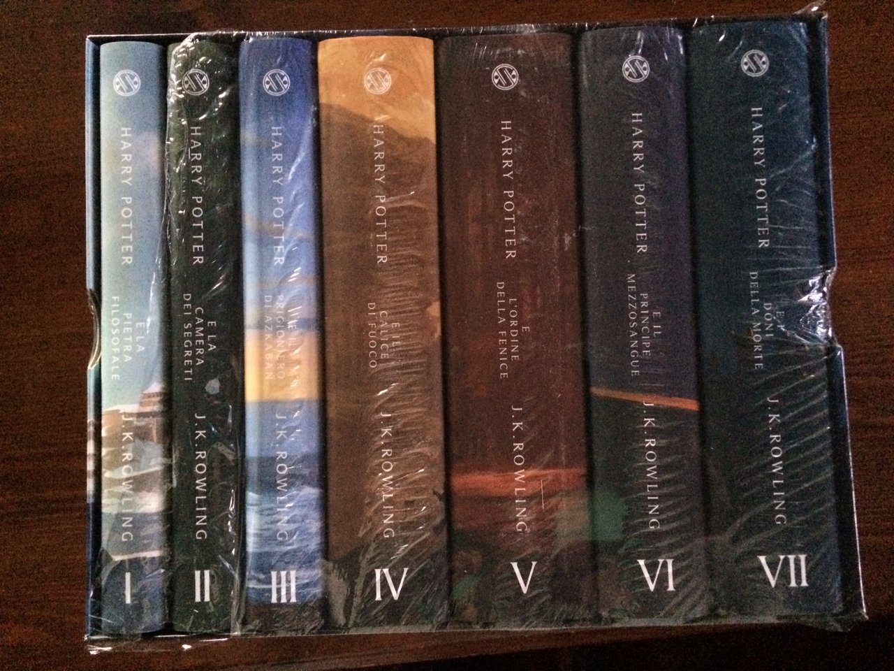 HARRY POTTER COFANETTO ED. COPERTINE DE LUCCHI
