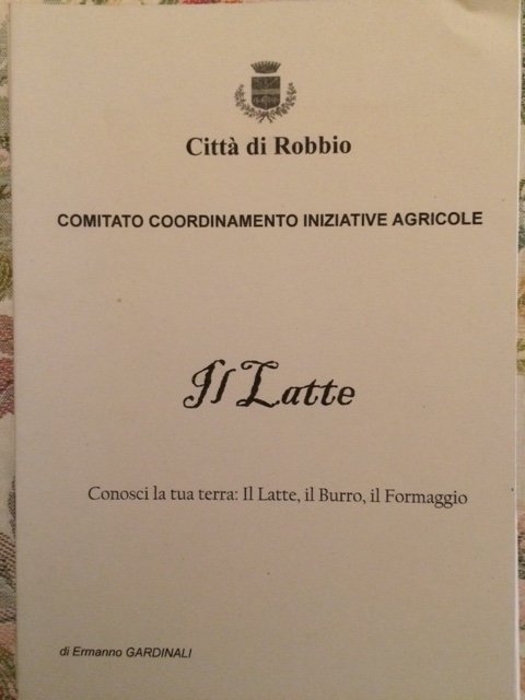 Il Latte conosci la tua terra: latte, burro, formaggio