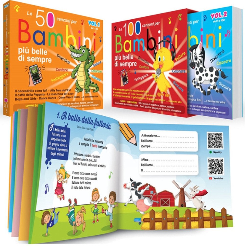 100 canzoni per bambini. Ediz. a colori | Immagine principale
