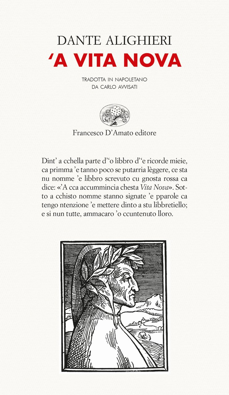 A'Vita nova. Testo napoletano | Immagine principale