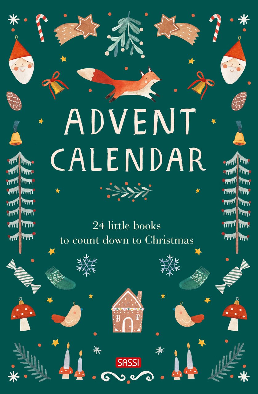 Advent calendar. 24 little books to count down to Christmas. …
