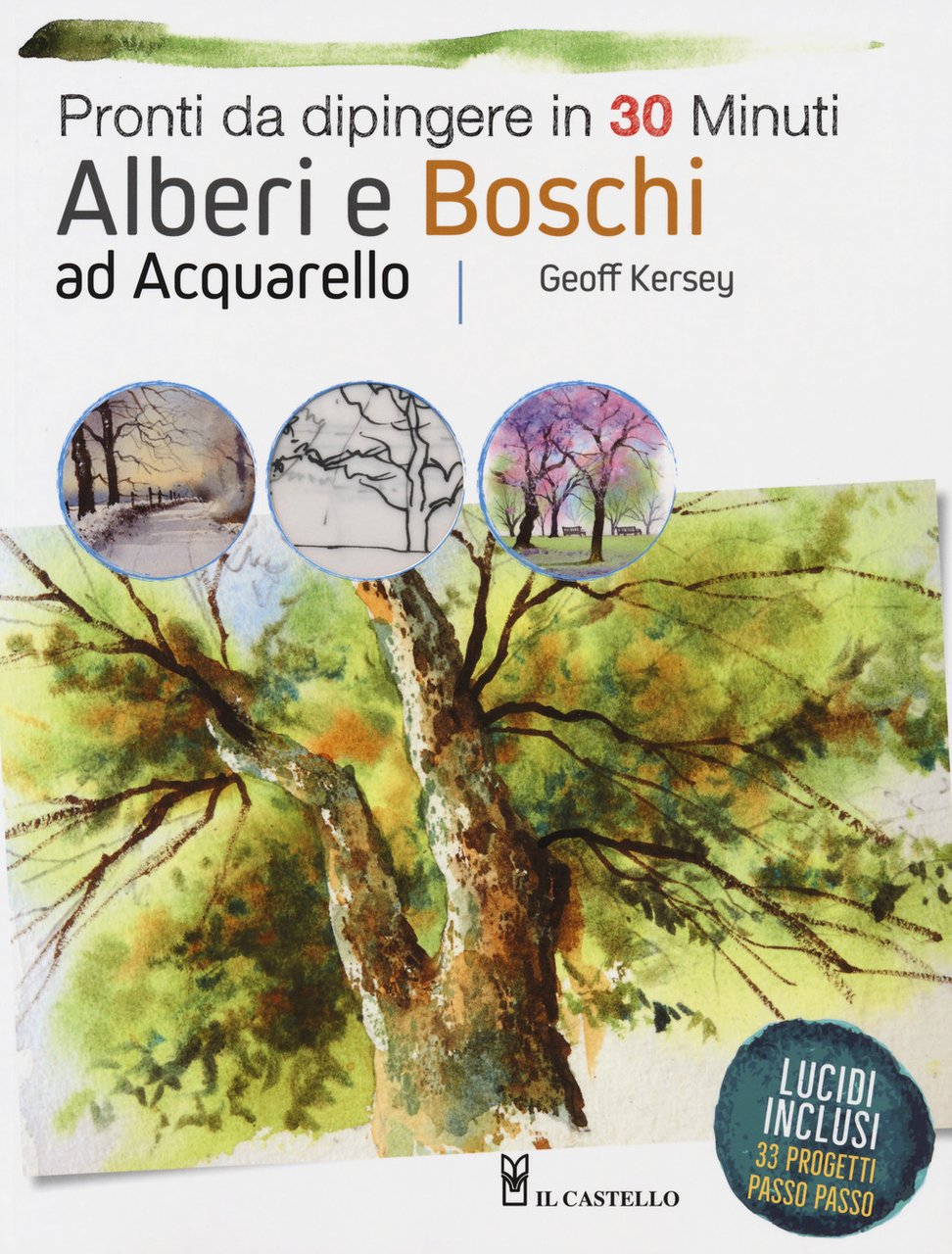 Alberi e boschi ad acquarello pronti da dipingere. Ediz. a …