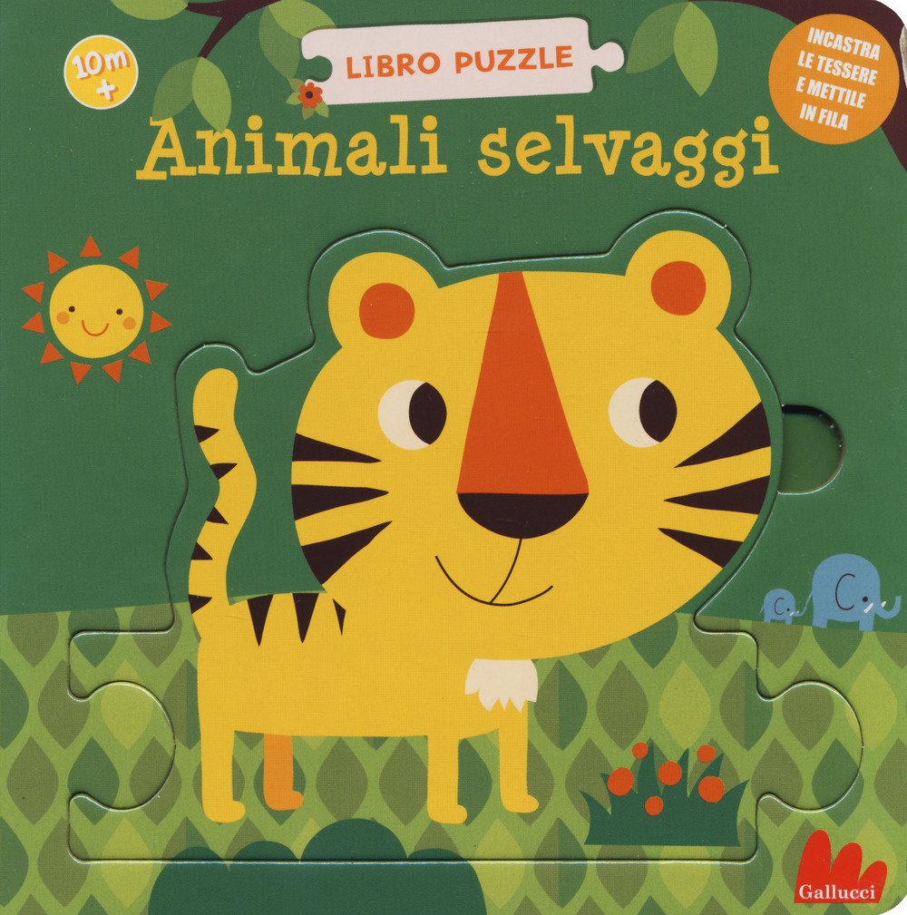 Animali selvaggi. Libro puzzle. Ediz. a colori | Immagine principale