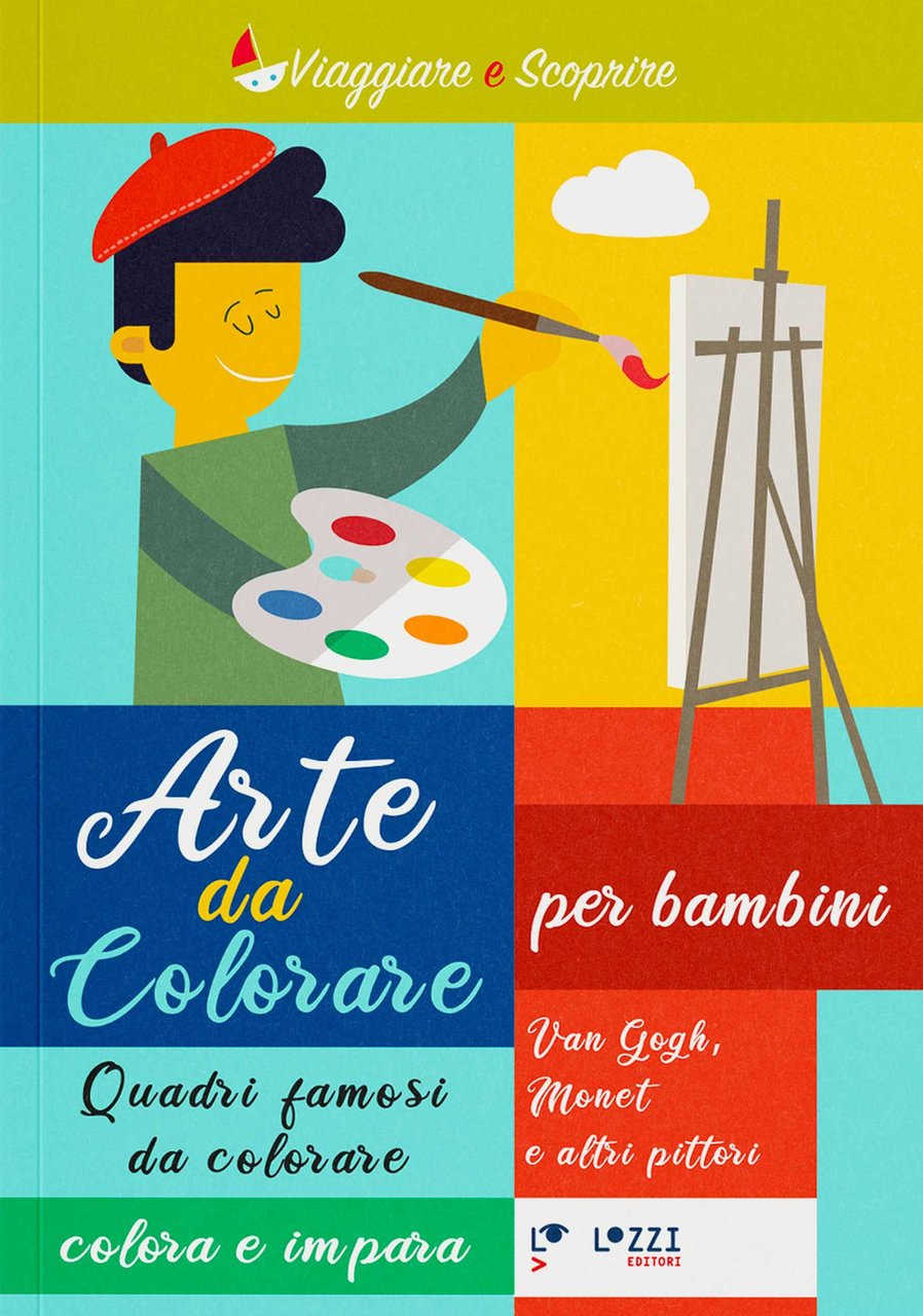 Arte da colorare. Quadri famosi da colore. Colora e impara. …