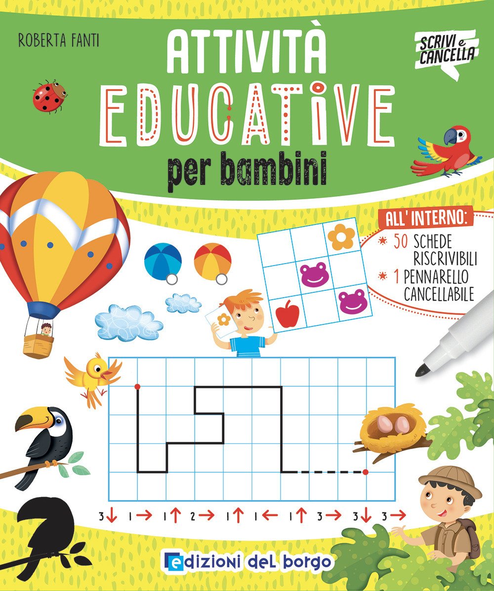 Attività educative per bambini. Ediz. a colori. Con 50 schede …