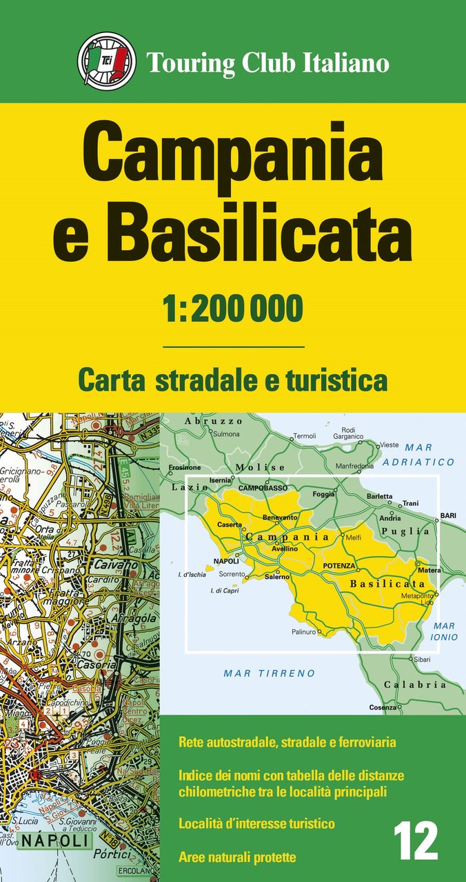 Campania e Basilicata 1:200.000