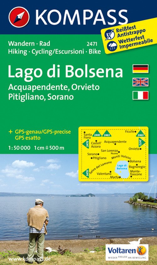Carta escursionistica n. 2471. Lago di Bolsena 1:50.000 | Immagine principale