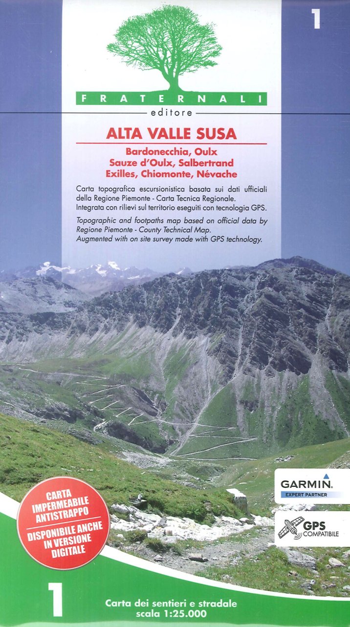 Carta n. 1. Alta valle Susa. Carta dei sentieri e …