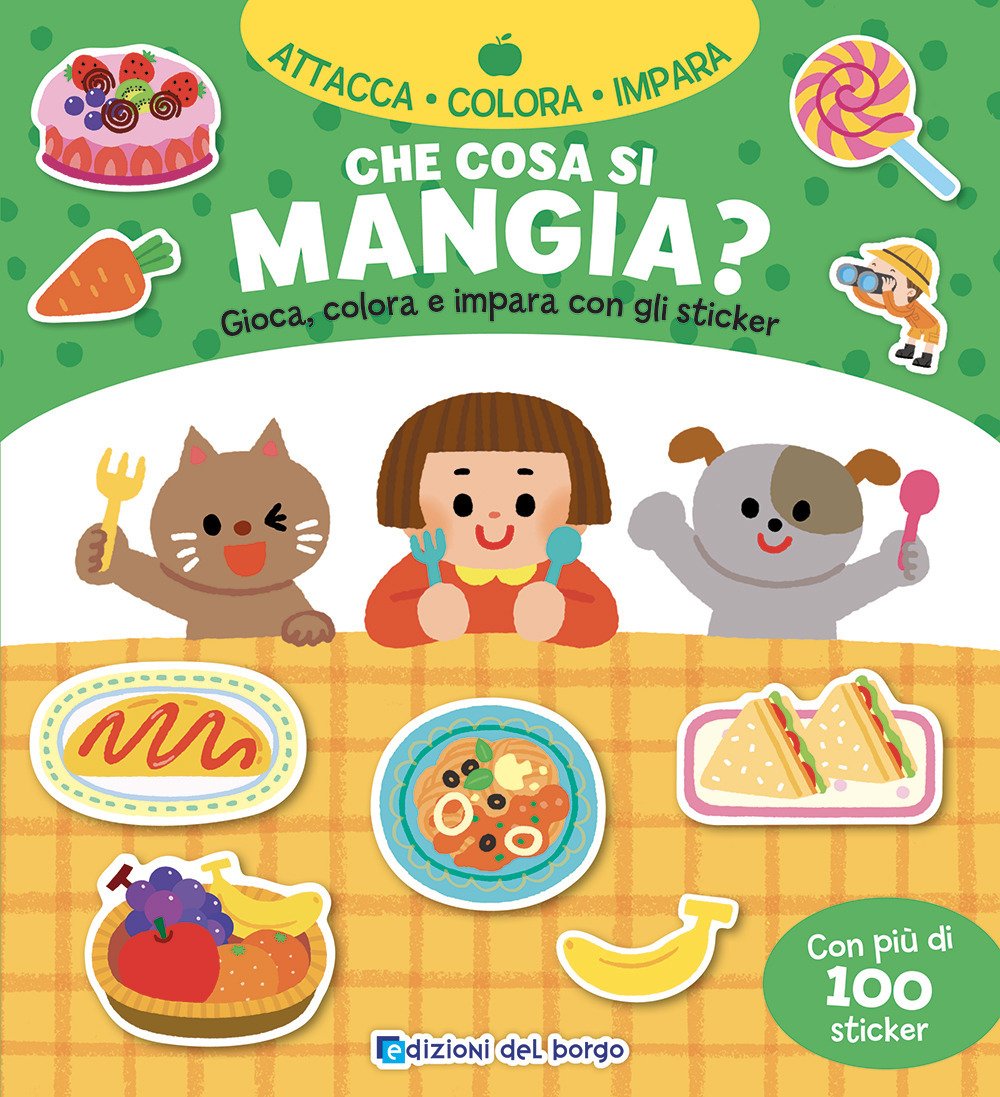 Che cosa si mangia? Gioca, colora e impara con gli … | Immagine principale