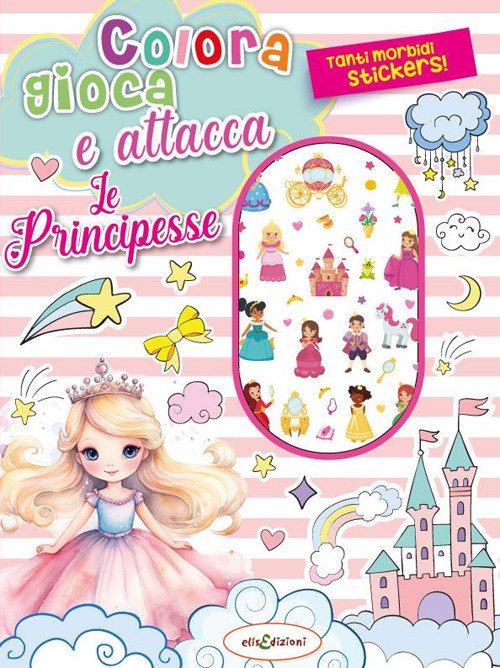 Colora gioca attacca le principesse. Activity book con puffy stickers. … | Immagine Gallery 2