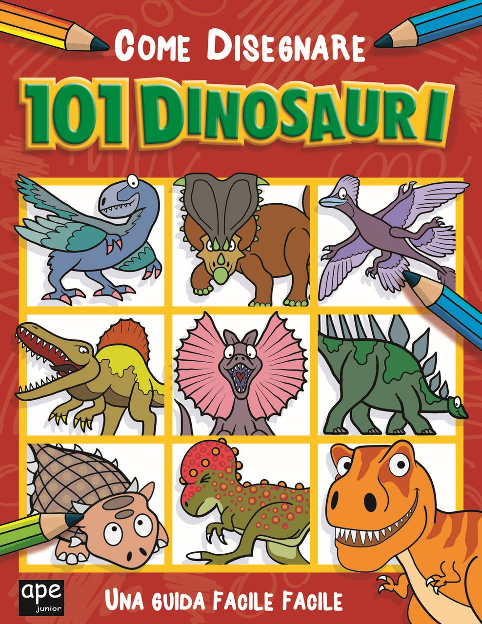 Come disegnare 101 dinosauri. Ediz. illustrata | Immagine principale