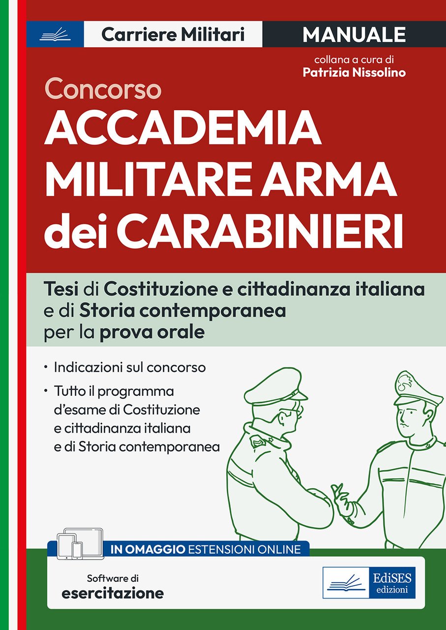 Concorso Accademia Militare Arma dei Carabinieri. Tesi di Costituzione e …