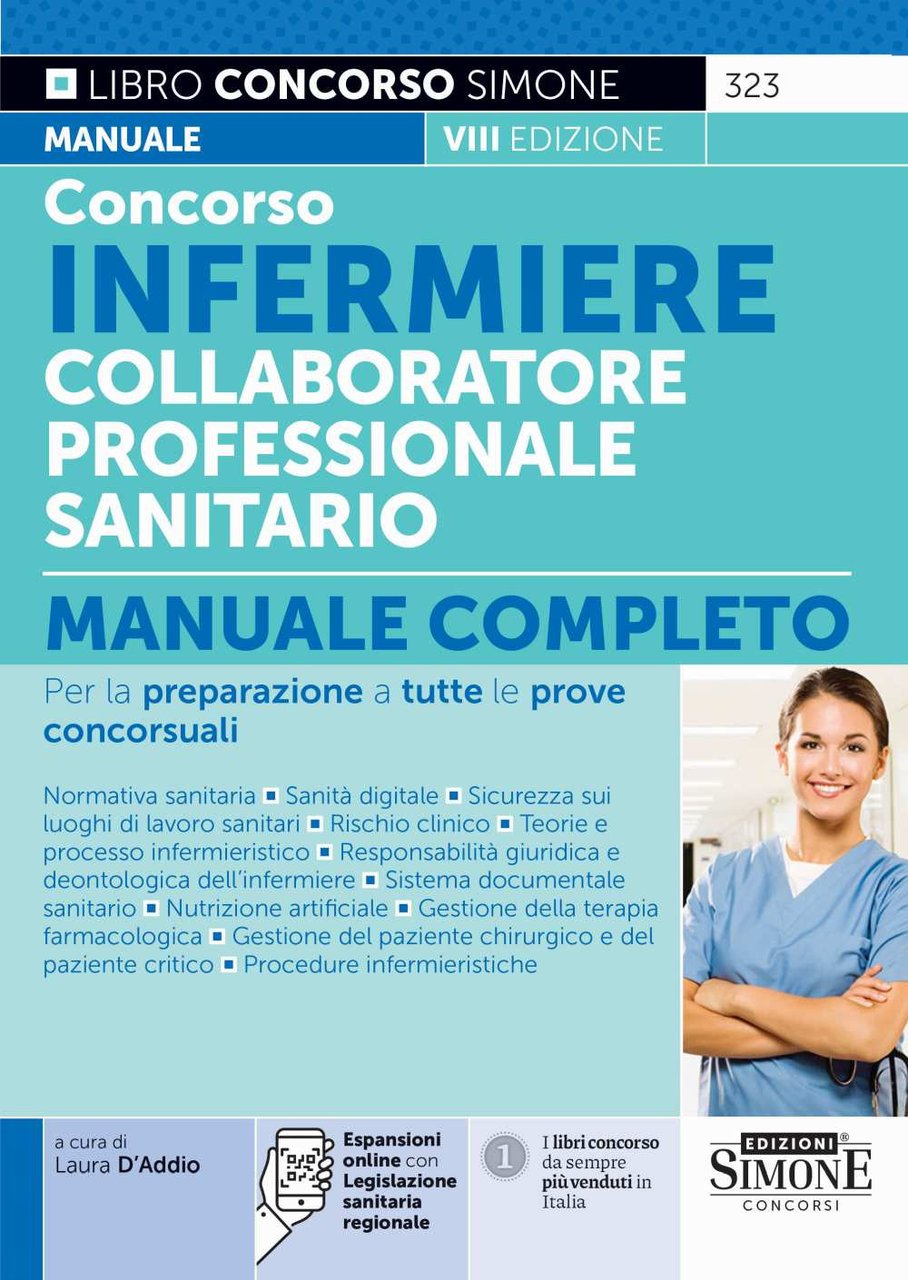 Concorso infermiere collaboratore professionale sanitario. Manuale completo per la preparazione … | Immagine principale