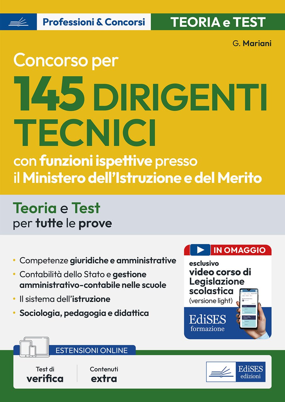Concorso per 145 Dirigenti tecnici con funzioni ispettive presso il … | Immagine principale