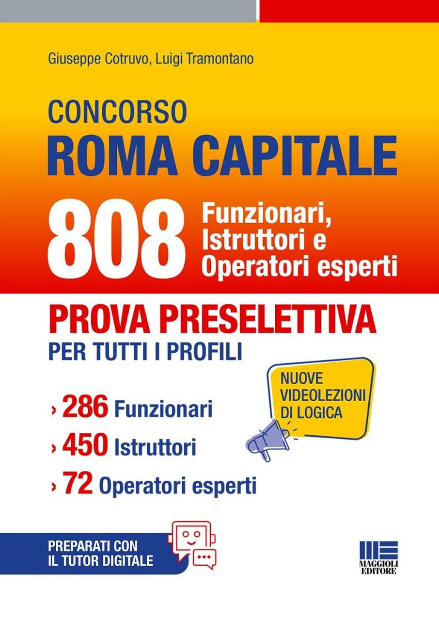Concorso Roma Capitale. 808 funzionari istruttori e operatori esperti. Prova … | Immagine principale