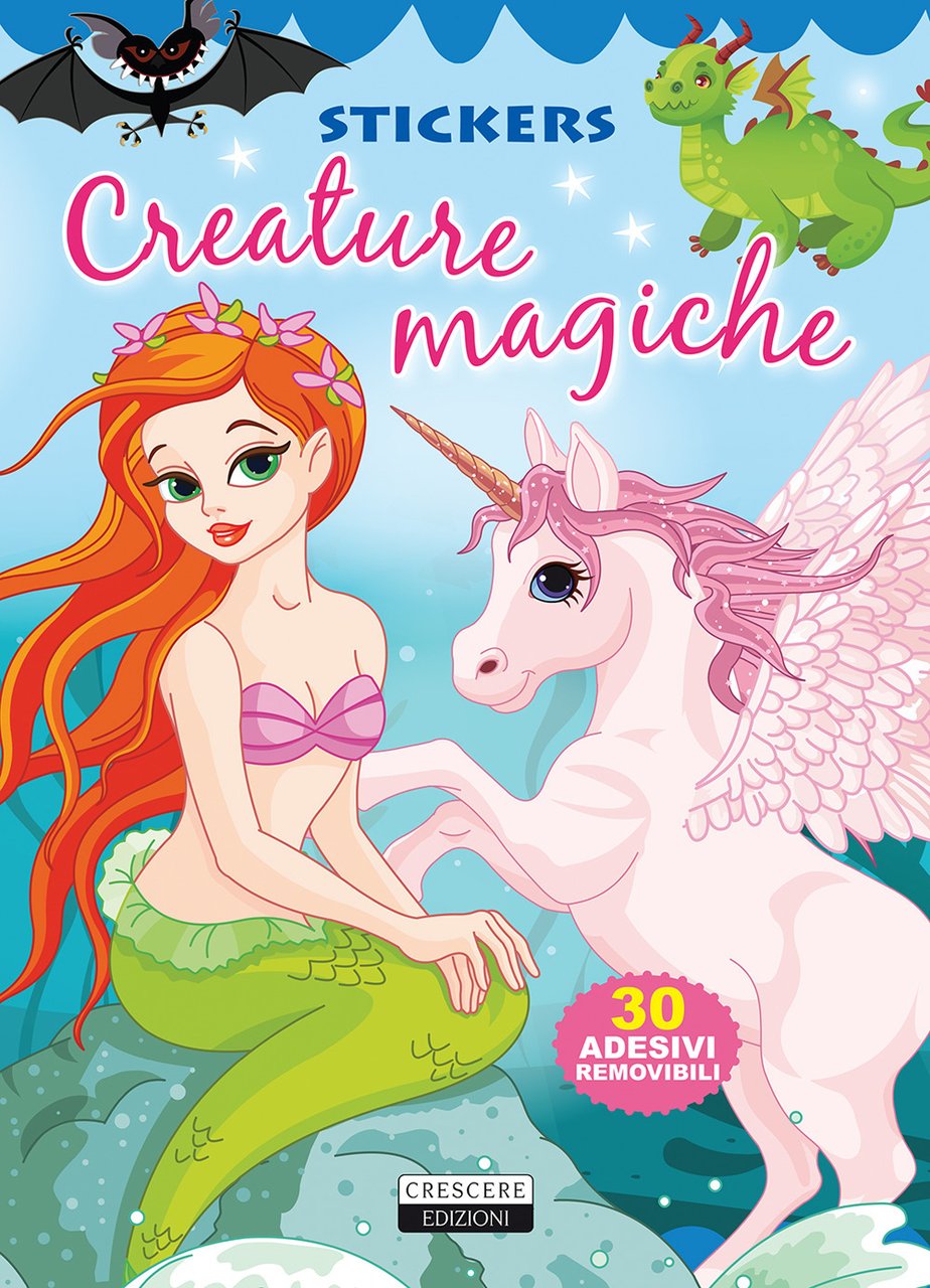 Creature magiche. Con 30 adesivi removibili. Ediz. illustrata | Immagine principale