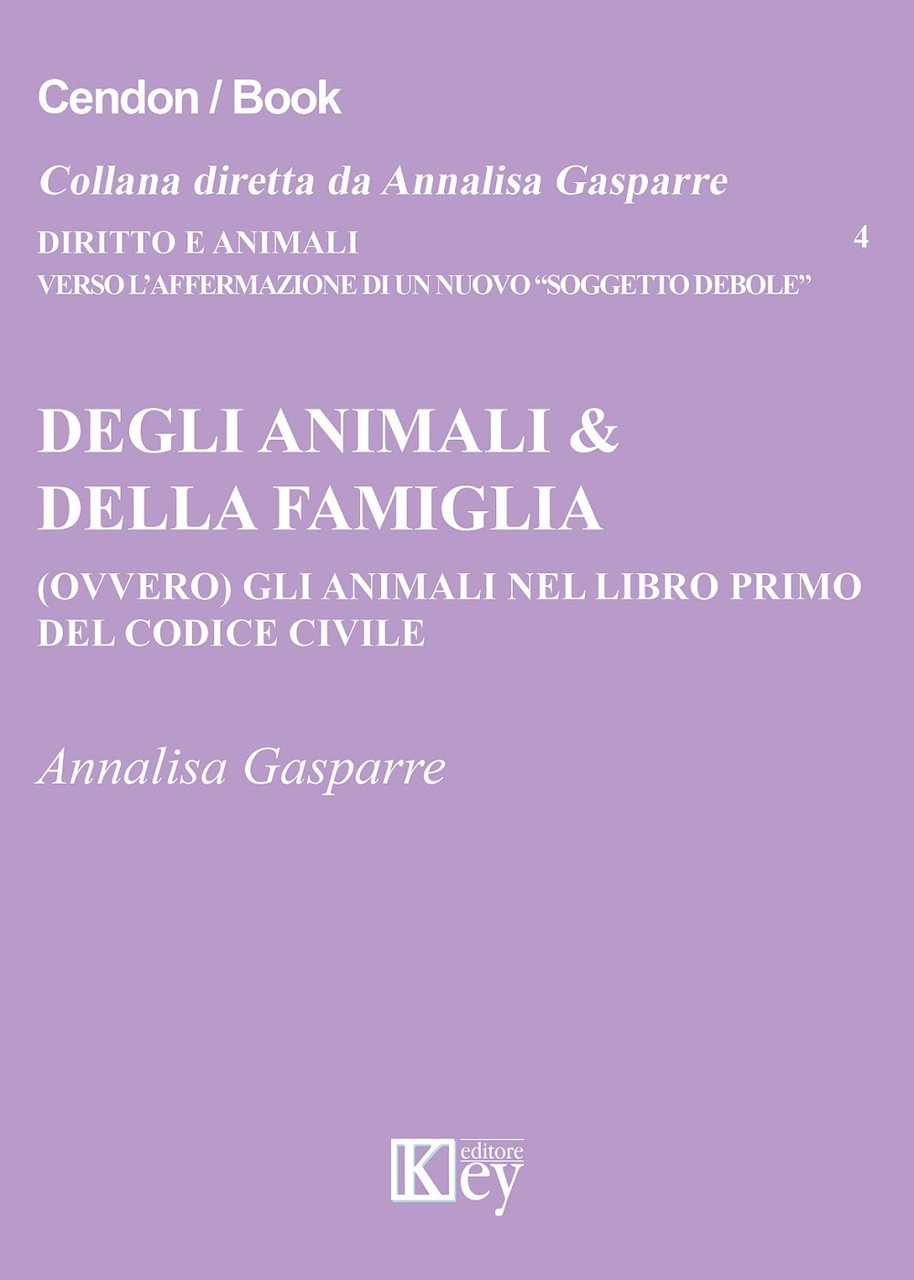 Degli animali & della famiglia (ovvero) gli animali nel libro …