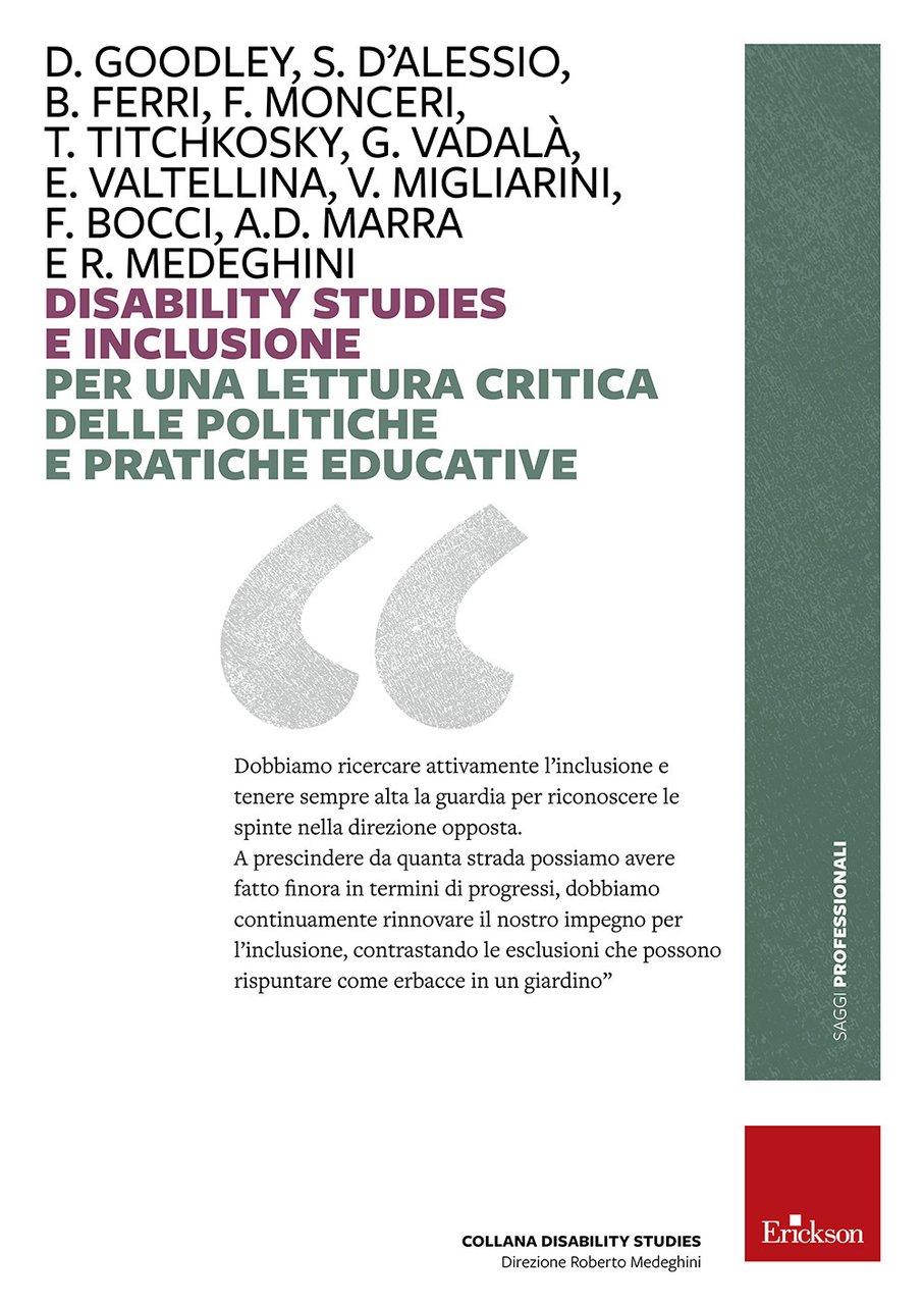 Disability studies e inclusione. Per una lettura critica delle politiche …