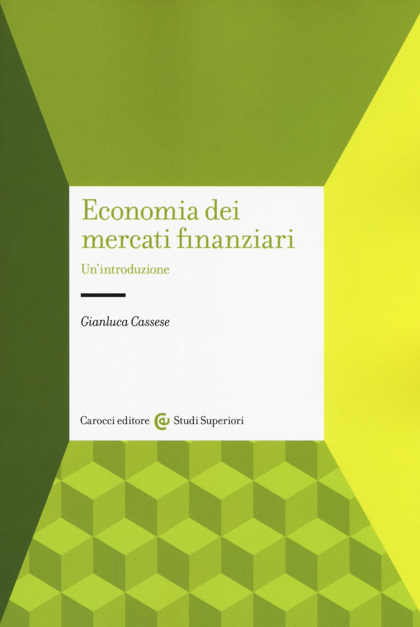 Economia dei mercati finanziari. Un'introduzione | Immagine principale