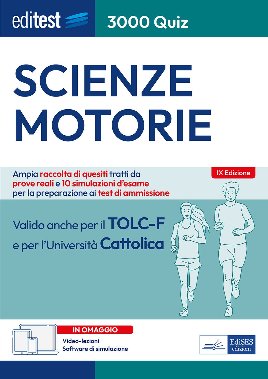 EdiTEST. Scienze motorie. 3000 quiz. Ampia raccolta di quesiti tratti …