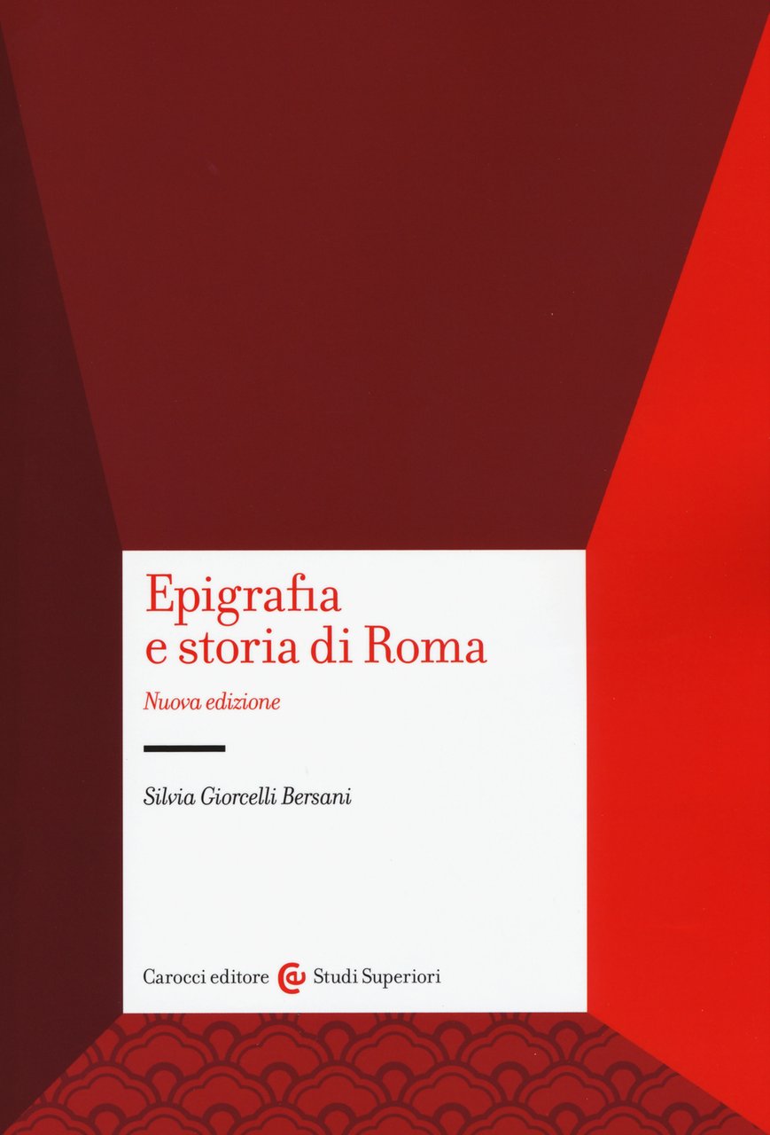 Epigrafia e storia di Roma | Immagine principale