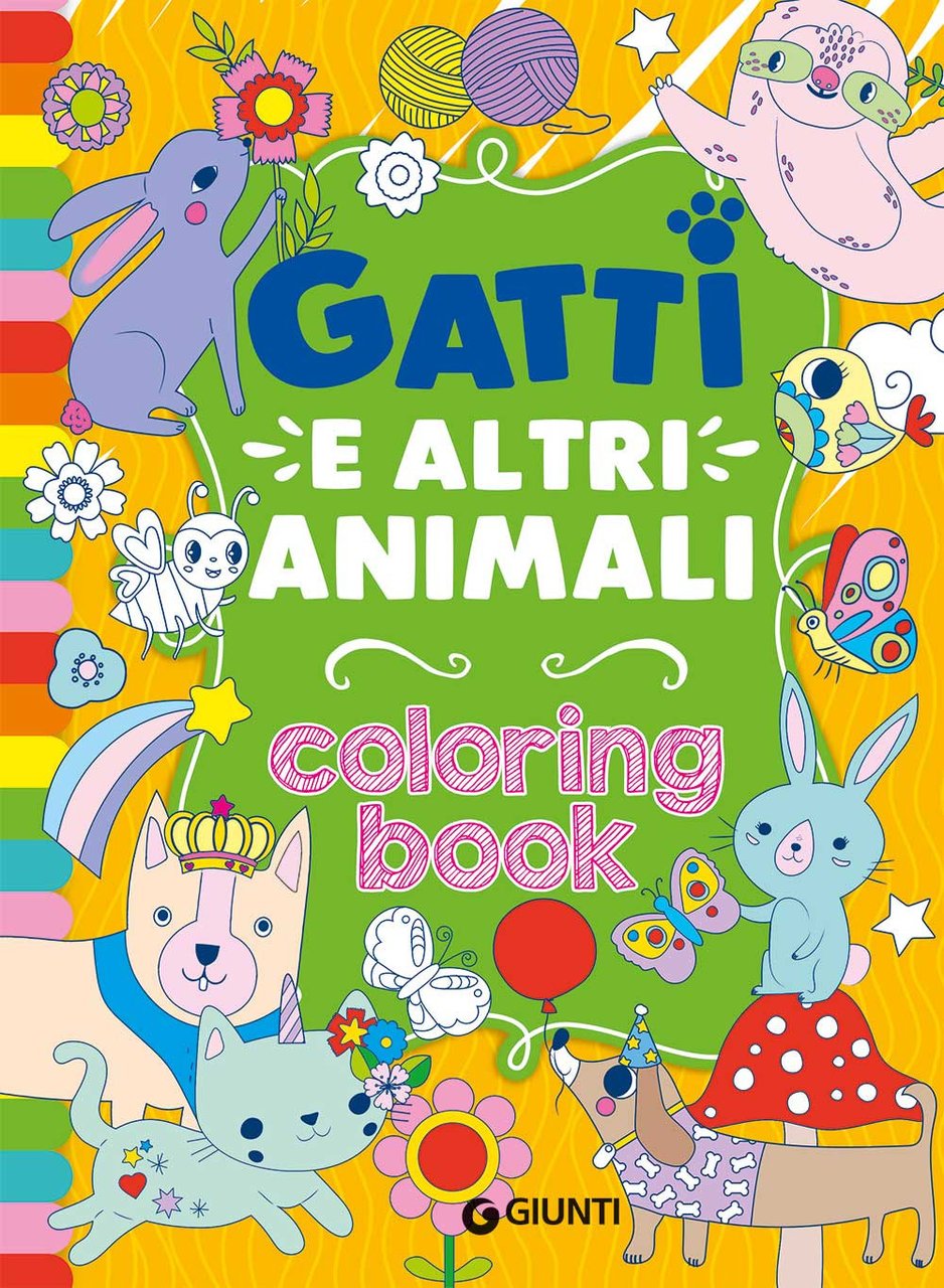 Gatti e altri animali. Coloring book. Ediz. illustrata | Immagine principale