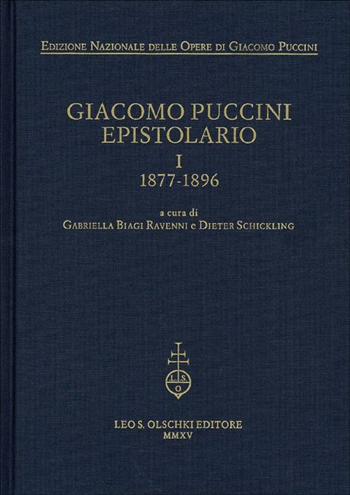 Giacomo Puccini. Epistolario. Vol. 1: 1877-1896 | Immagine principale