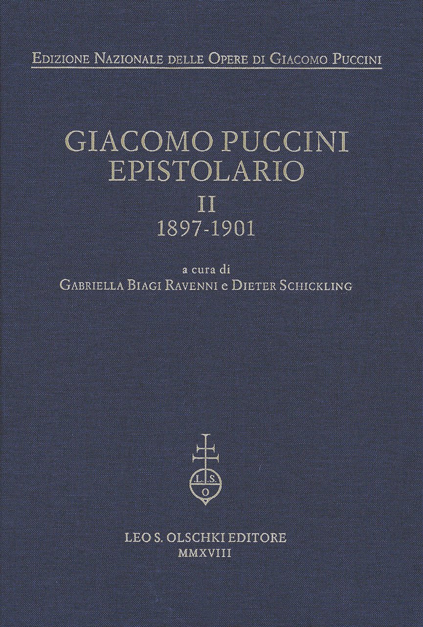 Giacomo Puccini. Epistolario. Vol. 2: 1897-1901 | Immagine principale