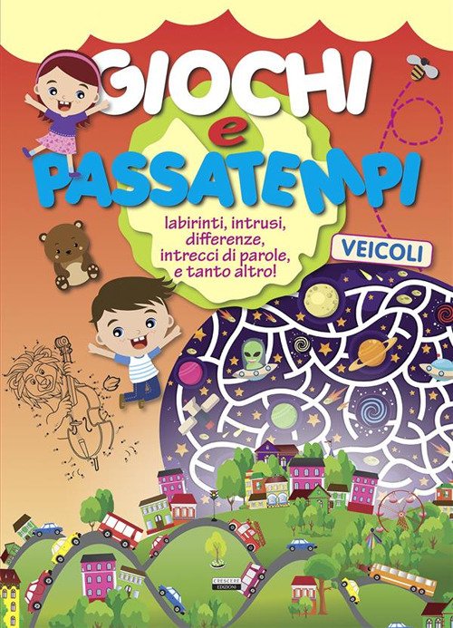Giochi e passatempi. Labirinti, intrusi, differenze, intrecci di parole e … | Immagine principale