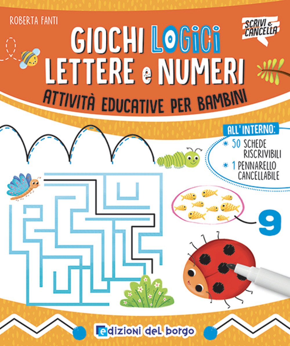 Giochi logici, lettere e numeri. Con 50 schede riscrivibili. Con …