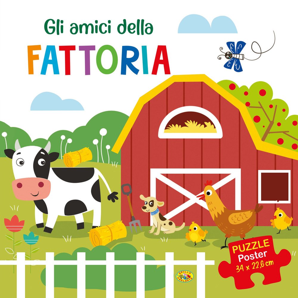 Gli amici della fattoria. Puzzle poster. Ediz. a colori | Immagine principale