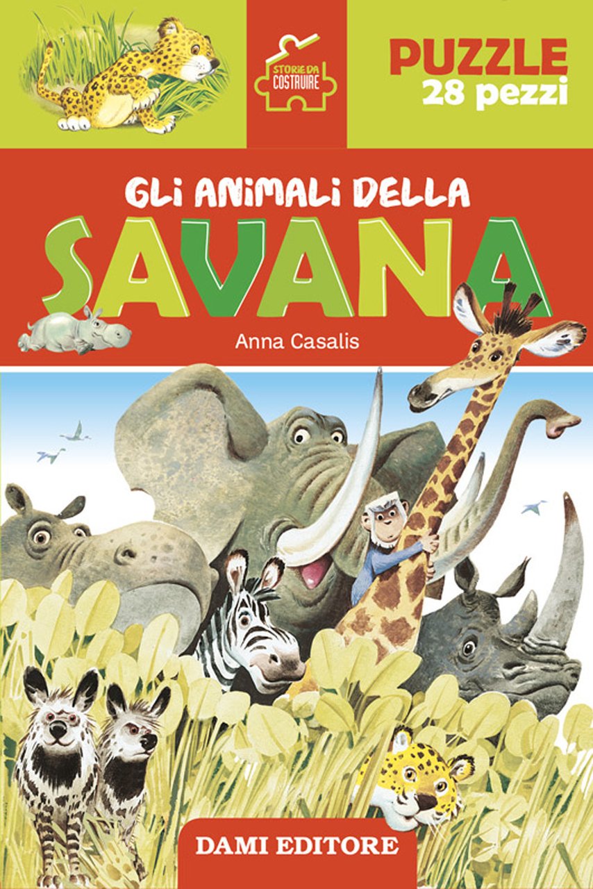 Gli animali della savana. Storie da costruire. Ediz. a colori. … | Immagine principale