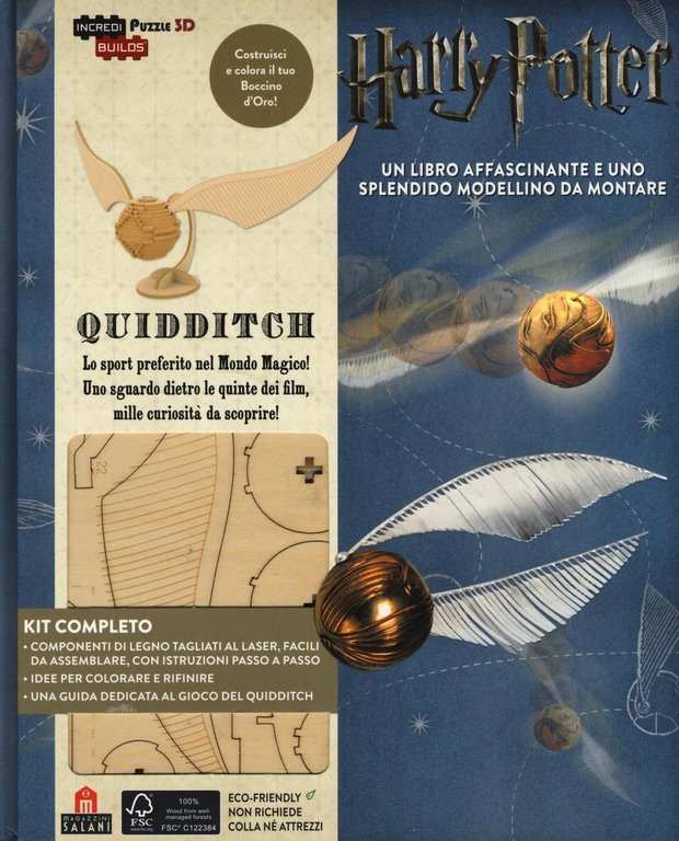 Harry Potter. Quidditch. Puzzle Incredibuilds puzzle 3D da J. K. Rowling. Ediz. illustrata. Con gadget